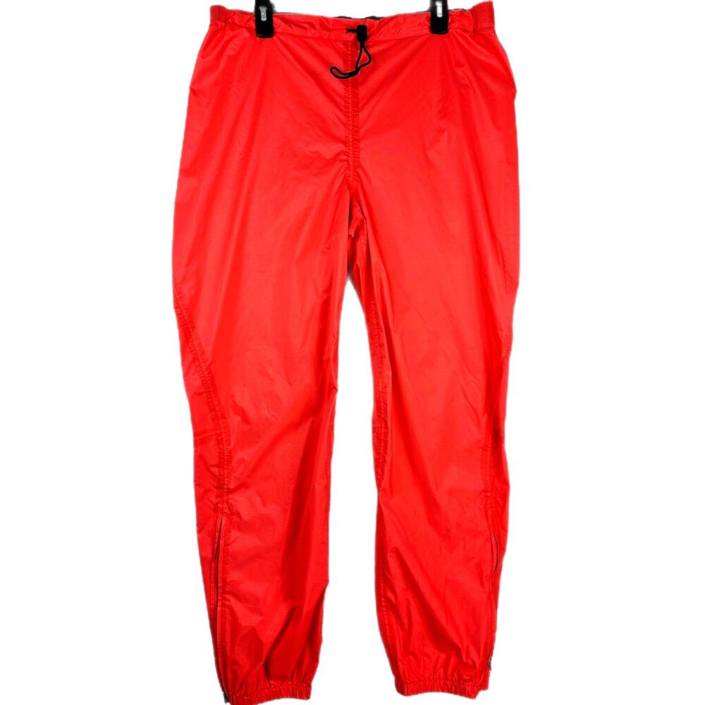 Vtg Patagonia Pants Men Large Ankle Zip Unlined Windbreaker Hiking Outdoor
